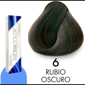 ​Hidracolor 6 Rubio Oscuro - Dark Blonde Permanent Hair Color Cream